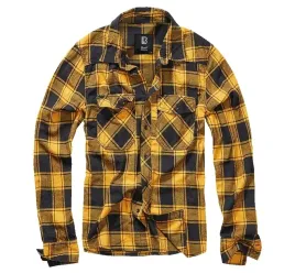 koszula-brandit-checkshirt-black-yell-xl