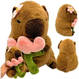 maskotka-pluszak-kapibara-kwiatek-tulipan-przytulanka-pluszowa-30-cm