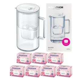 dzbanek-filtrujacy-szklany-aquaphor-glass-25l-7-filtrow-maxfor-mg