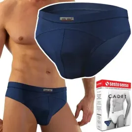 slipy-meskie-klasyczne-majtki-z-modalu-sesto-senso-sm03-granatowe-xl