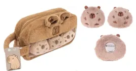 saszetka-piornik-na-suwak-pluszowy-kapibara-przypinki-mini-kapibary