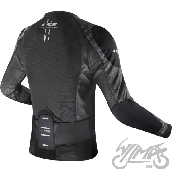 bluza-ls2-x-armor-man-black-silver-m-l-stan-nowy