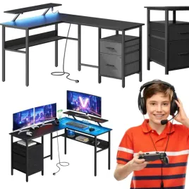 biurko-z-nadstawka-narozne-gamingowe-led-ladowarka-usb-gniazda-szuflady