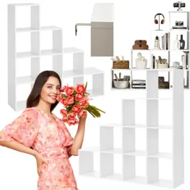 regal-schodkowy-komorowy-bialy-podlogowy-na-zabawki-ksiazki-do-salonu-loft
