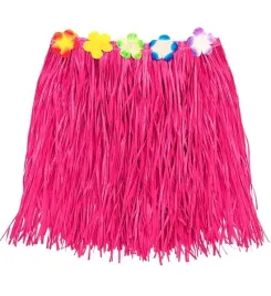 hawajska-spodniczka-rozowa-z-kwiatami-40-cm-hula-hawaje-taniec-lato