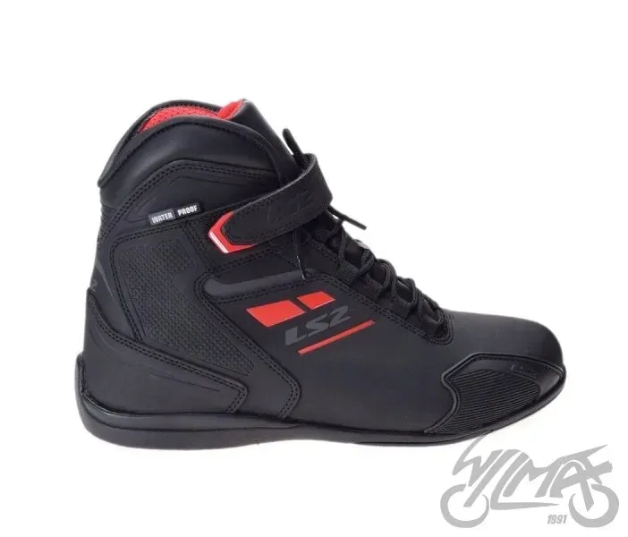 buty-ls2-garra-man-wp-black-red-45-stan-nowy