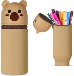 piornik-tuba-silikonowy-do-szkoly-2w1-dla-dzieci-mis-kawaii-wyprawka
