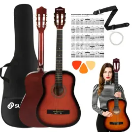 gitara-klasyczna-4-4-do-nauki-gry-sunburst-pokrowiec-kostki-pasek-struny