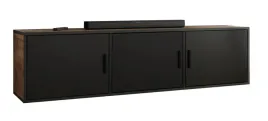 szafka-rtv-dio-3-dab-craft-zloty-czarny-z-polka-pod-telewizor-zamknieta