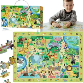 puzzle-obserwacyjne-w-zoo-80-elementow-ukladanka-zwierzeta-zestaw