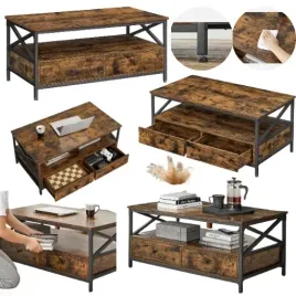 stolik-lawa-stol-industrialny-do-salonu-2-szuflady-polka-na-ksiazki-gazety