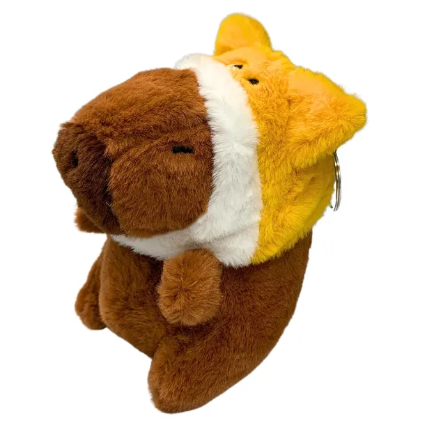 maskotka-pluszowa-kapibara-pluszak-capybara-kaptur-lis-lisek-brelok-12-cm-bohater-inny