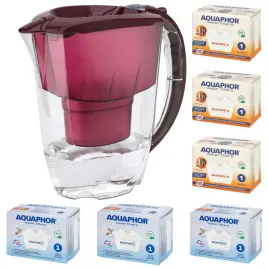 dzbanek-do-filtrowania-aquaphor-amethyst-28l-6-wkladow-3-3h-wisniowy