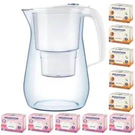 dzbanek-filtrujacy-aquaphor-onyx-42-l-10-wkladow-5mg-5h-bialy-zestaw