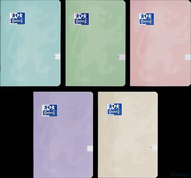 Zeszyt Oxford Touch Pastelowy A5 60 kartek 90 g kratka 5x5 mm 400175351