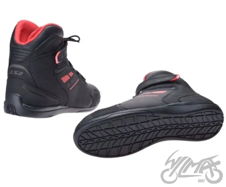buty-ls2-garra-man-black-red-42-stan-nowy