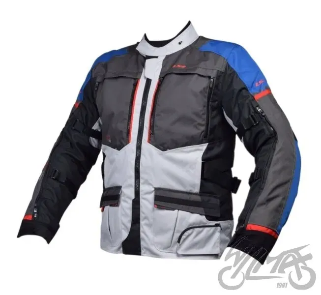 kurtka-ls2-norway-man-blue-black-grey-red-m-stan-nowy