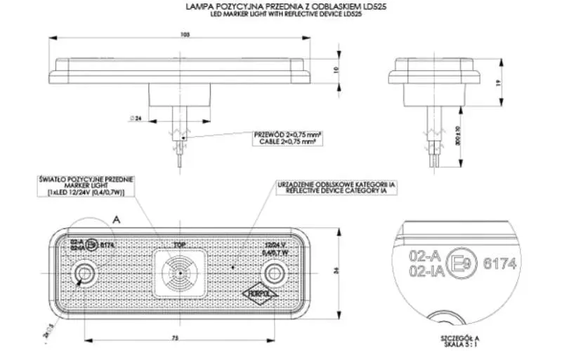 lampa-obrysowa-led-biala