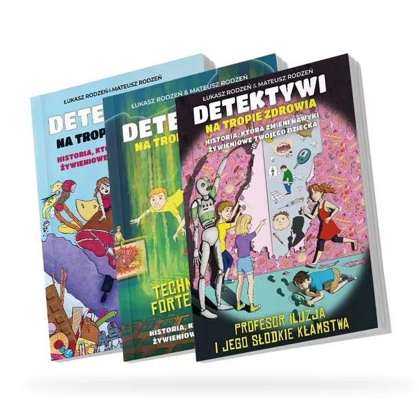 Detektywi na tropie zdrowia – cała seria książek dla dzieci i młodzieży