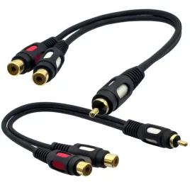 adapter-rozdzielacz-rca-2x-gnizado-wtyk-rca-zlote-wtyki-hq-czarny