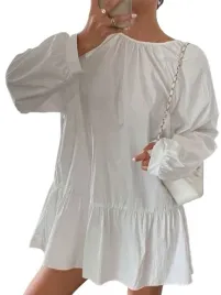 shein-koszula-damska-biala-prosta-z-dlugim-rekawem-xl-1ed