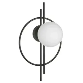 lampa-scienna-kinkiet-czarny-z-bialym-kloszem-szklana-kula-geometryczna-e27