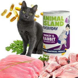 karma-dla-kota-puszka-bezzbozowa-everyday-animal-island-indyk-krolik-400g