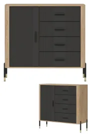 komoda-szafka-jednodrzwiowa-z-4-szufladami-dab-antracyt-czarny-dante-dt08