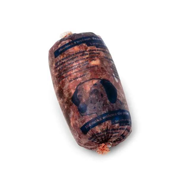 Mięso surowe mrożone karma dla psa pitbulla wołowe grubo mielone 10kg BARF