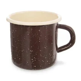 kubek-emaliowany-400ml-8cm-brazowy-retro-orion-113162