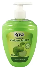 rosa-mydlo-w-plynie-antybakteryjne-z-dozownikiem-500ml-zielone-jablko