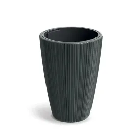 doniczka-okragla-oro-round-dmor400-419u-ciemny-szary-dekoracyjna-ryflowana