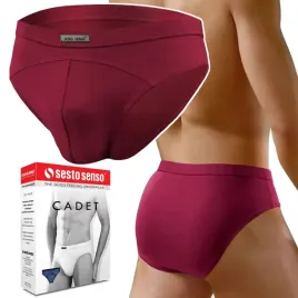 slipy-meskie-sesto-senso-sm03-majtki-klasyczne-z-modalu-bordowe-xxl