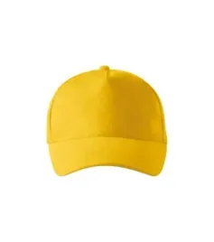 czapka-nastawialna-5p-zolta-sportowa-pochlaniajaca-pot