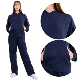 dkaren-dk-k-b8-granatowy-xl-wiskoza-dlugi-komplet-dres-bluza-spodnie