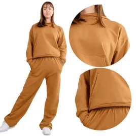 dkaren-dk-k-b8-brazowy-2xl-wiskoza-dlugi-komplet-dres-bluza-spodnie