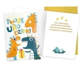 karnet-urodziny-4-dinozaury