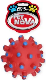 pet-nova-pilka-jez-z-wypustkami-czerwona-11cm