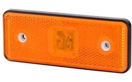 lampa-obrysowa-led-pomaranczowa-z-odblaskiem-12-24v