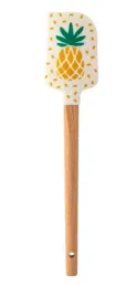 lopatka-silikonowa-23cm-z-drewniana-raczka-do-wypiekow-z-motywem-ananasa