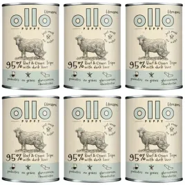 ollo-puppy-umami-wolowinazielone-zwacze-z-kacza-watroba-6x400g