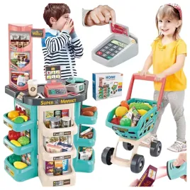 supermarket-sklep-dla-dzieci-stragan-nandlowy-wozek-na-zakupy-akcesoria