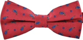 elegancka-czerwona-muszka-meska-jakosc-granatowa