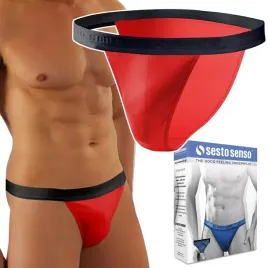 slipy-meskie-tanga-odkryte-majtki-bawelniane-sesto-senso-sm04-czerwone-xl