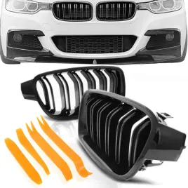 nerki-grill-do-bmw-f30-f31-czarny-polysk-atrapa-m3-kratka-podwojne-zeberka