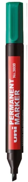 marker-permanentny-uni-no-380-sciety-zielony-waga-z-opakowaniem-0-15-kg