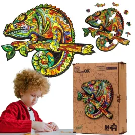 puzzle-drewniane-ukladanka-kameleon-kolorowy-zestaw-puzzli-a4-ozdoba
