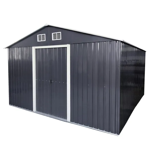 DOMEK NARZĘDZIOWY METALOWY BLASZAK SZOPA NA NARZĘDZIA 340x319x200 DM1005