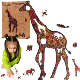 puzzle-drewniane-ukladanka-zyrafa-cetkowana
