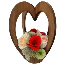 statuetka-dekoracyjna-50-cm-serce-czteroramienne-brazowe